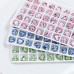 DZ 3025 6*6.6mm 5*5.5 heart shape crystal fancy stone for nail art
